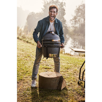 Kamado GRILL GURU GGO223 Original Compact Basic gris à poser 33 cm