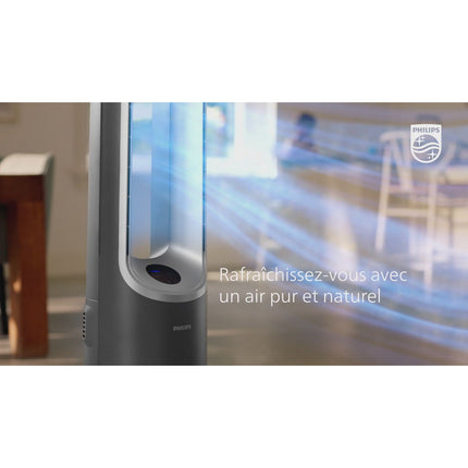 Purificateur d'air, ventilateur, chauffage PHILIPS AMF870/15 3-en-1 Série 8000, jusqu’à 70 m², Gris