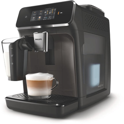 Expresso Broyeur PHILIPS EP2334/10 Machine à café à grain Silent Brew Série 2300 LatteGo