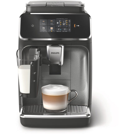Expresso Broyeur PHILIPS EP2334/10 Machine à café à grain Silent Brew Série 2300 LatteGo