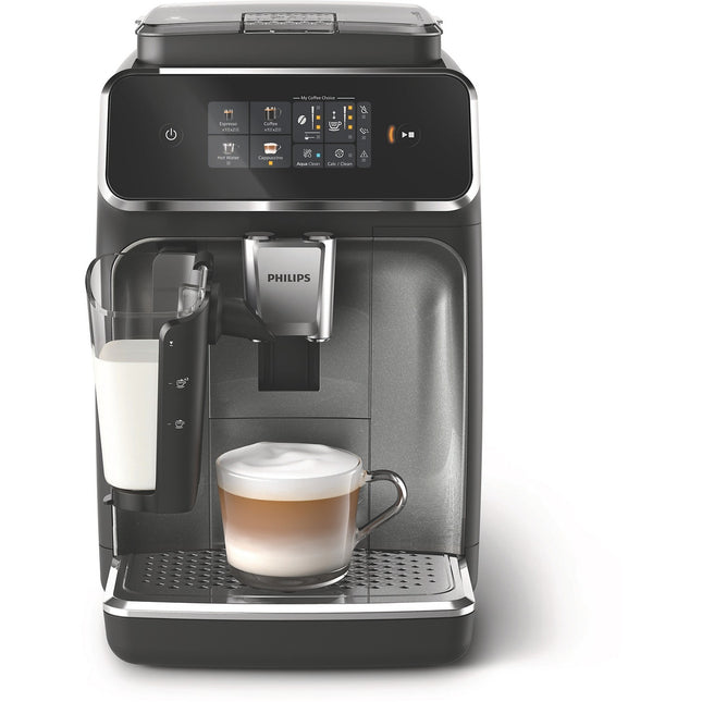 Expresso Broyeur PHILIPS EP2334/10 Machine à café à grain Silent Brew Série 2300 LatteGo