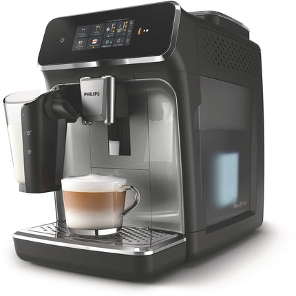 Expresso Broyeur PHILIPS EP2334/10 Machine à café à grain Silent Brew Série 2300 LatteGo