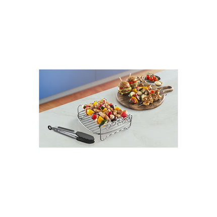 Friteuse sans huile PHILIPS NA352/04 Friteuse sans huile double panier Noir/Doré, Série 3000 9L (3+6L) avec accessoire