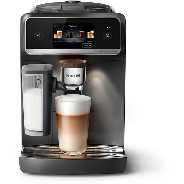 Expresso Broyeur PHILIPS Café Aromis EP8757/12 cafetière à grain SilentBrew LatteGo Pro Noire