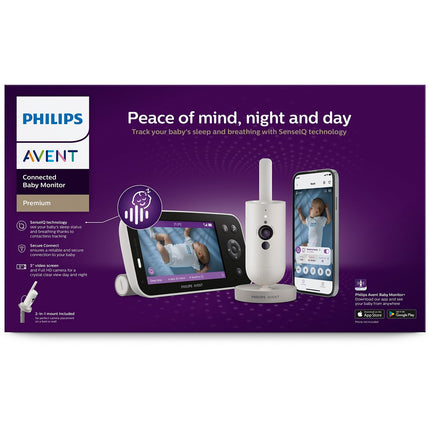 Babyphone PHILIPS AVENT Premium Connecté SCD971/26