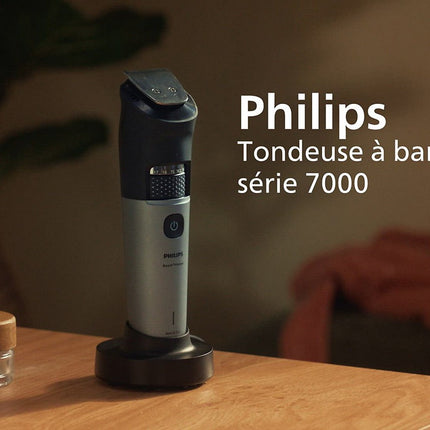 Tondeuse barbe PHILIPS BT7665/15 Series 7000, molette réglable, 40 hauteurs de coupe, précision 0,2 mm, autonomie 120 mn