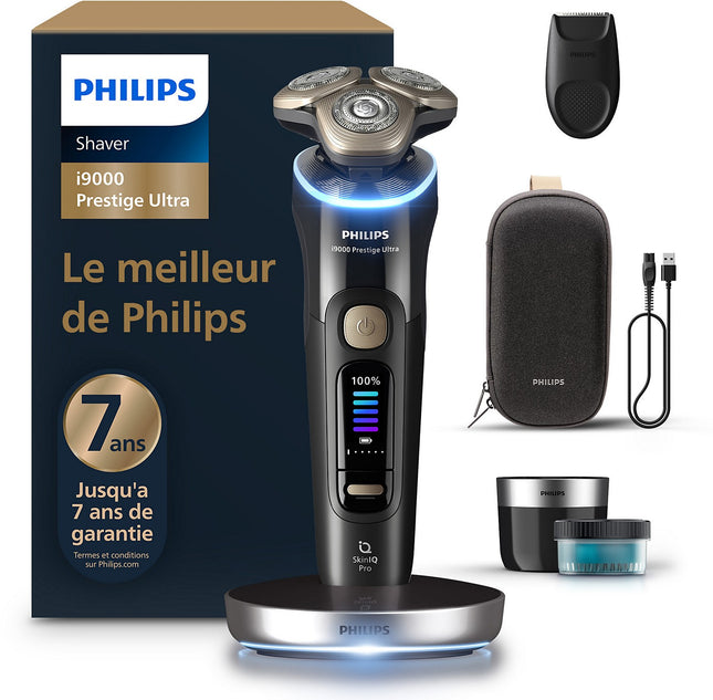 Rasoir électrique PHILIPS XP9400/31 Serie i9000 Prestige Ultra 100 % étanche avec Skin IQ