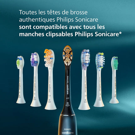 Brossette dentaire PHILIPS Sonicare lot de 6 - HX6066/87 white Optimal W2