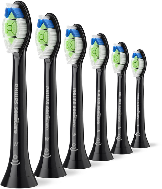 Brossette dentaire PHILIPS Sonicare lot de 6 - HX6066/88 black Optimal W2