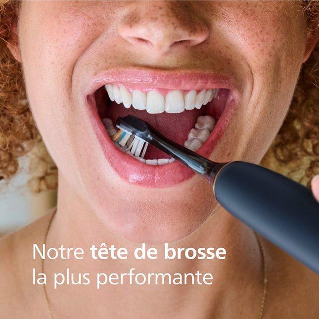 Brossette dentaire PHILIPS Sonicare lot de 4 - HX9092/88 black All in One A3