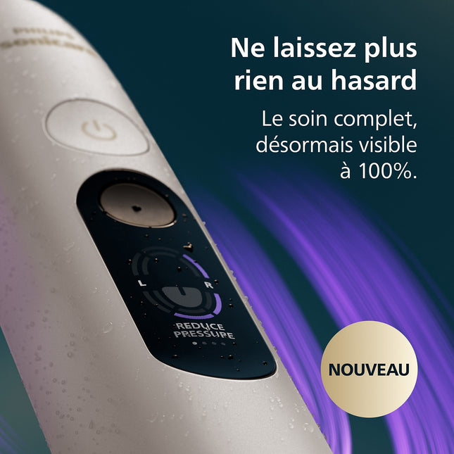 Brosse à dents électrique PHILIPS Sonicare Série 8500 HX8513/11 blanche