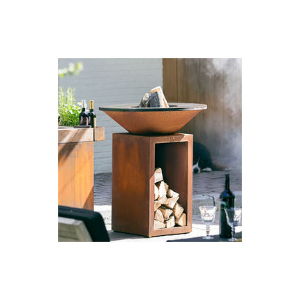 Brasero OFYR Classic Storage Corten 85 OC3C85
