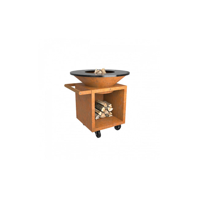 Brasero OFYR Classic Storage Corten 100 PRO OC4C100