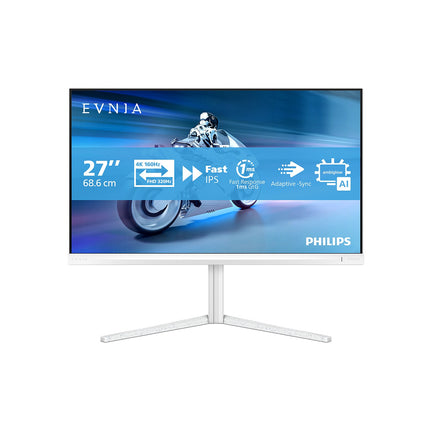 Ecran PC Gamer PHILIPS Evnia 27M2N5901A 27" 4K 320Hz Fast IPS HDR 400 HDMI 2.1 USB-C 65W Ambiglow