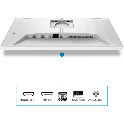 Ecran PC Gamer PHILIPS Evnia 27M2N5901A 27" 4K 320Hz Fast IPS HDR 400 HDMI 2.1 USB-C 65W Ambiglow