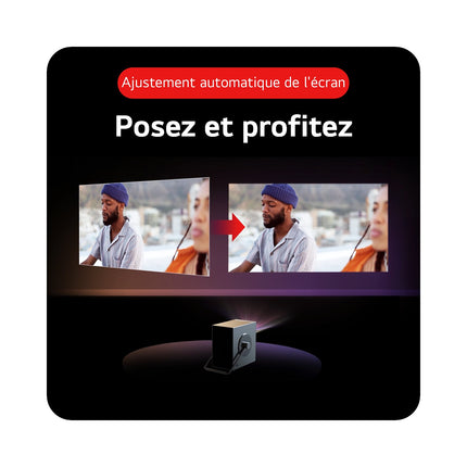 Vidéoprojecteur portable LG HU710PB CineBeam Q