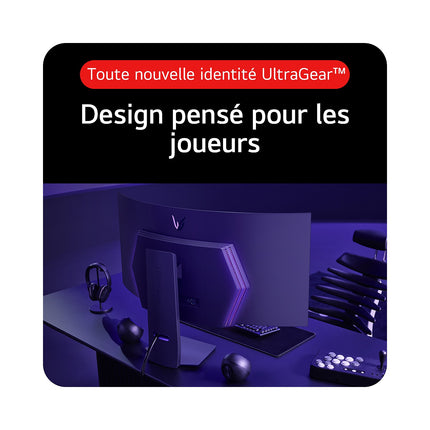 Ecran PC Gamer LG UltraGear 45GS95QE-B Incurve 45'' OLED