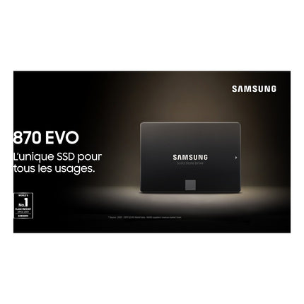 Disque dur SSD interne SAMSUNG 870 EVO 250Go