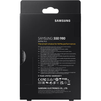 Disque dur SSD interne SAMSUNG 980 250Go PCIe 3.0 NVMe M.2