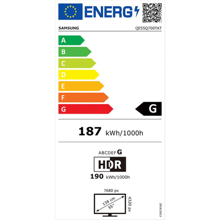 TV QLED SAMSUNG QE55Q700T 8K 2020 Reconditionné