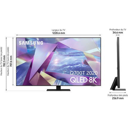 TV QLED SAMSUNG QE55Q700T 8K 2020 Reconditionné