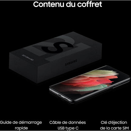 Smartphone SAMSUNG Galaxy S21 Ultra Noir 128 Go 5G Reconditionné