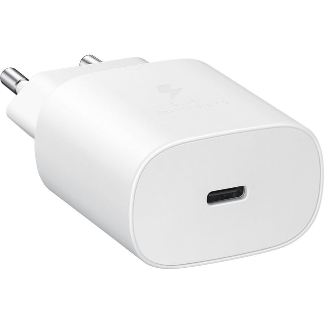 Chargeur secteur SAMSUNG Ultra rapide 25W USB-C Blanc
