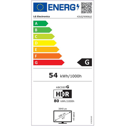 TV LED LG 43UQ7690