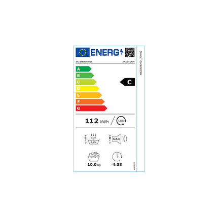 Sèche linge pompe à chaleur LG RH1V51WH