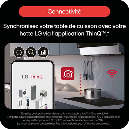 Plaque induction LG CBIZ2432B SmartInduction
