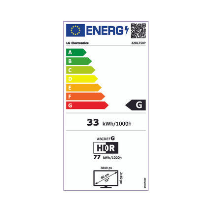Ecran LG 32UL750P-W Plat 32'' VA
