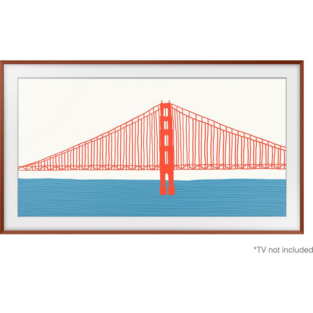 Cadre The Frame SAMSUNG 65'' Rouge Brique