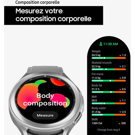 Montre connectée SAMSUNG Galaxy Watch4 Classic 4G Noir 46mm