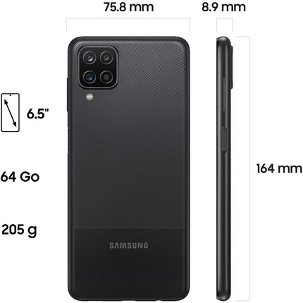 Smartphone SAMSUNG Galaxy A12 Noir Reconditionné