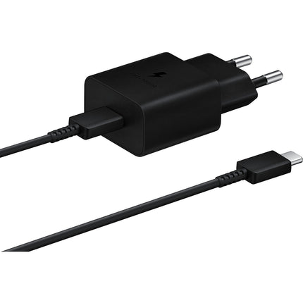 Chargeur secteur SAMSUNG 15W USB-C + cable noir