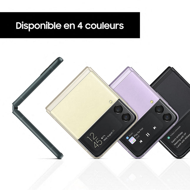 Smartphone SAMSUNG Galaxy Z Flip3 Noir 256 Go 5G Reconditionné