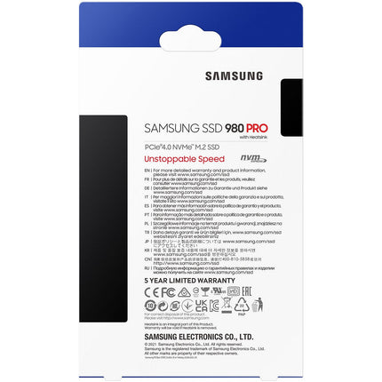 Disque dur SSD interne SAMSUNG 980 PRO 1 To + dissipateur