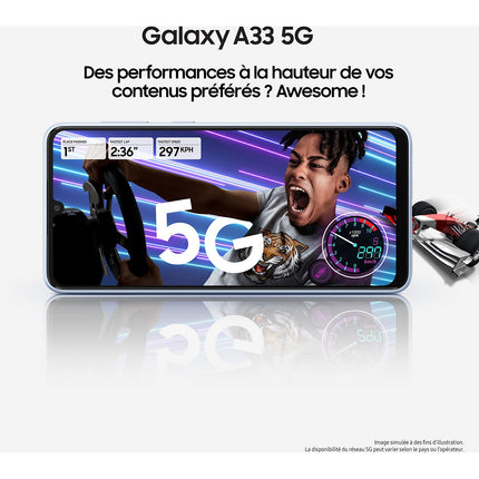 Smartphone SAMSUNG Galaxy A33 Blanc 5G Reconditionné