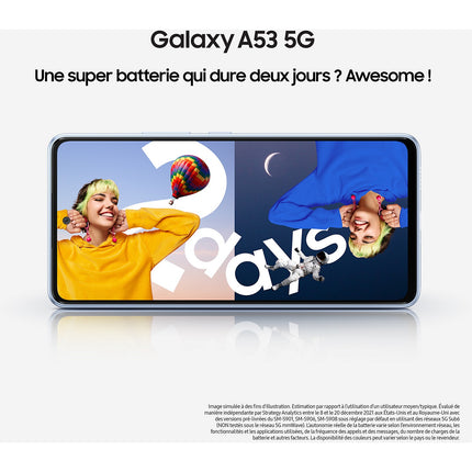Smartphone SAMSUNG Galaxy A53 Blanc 5G