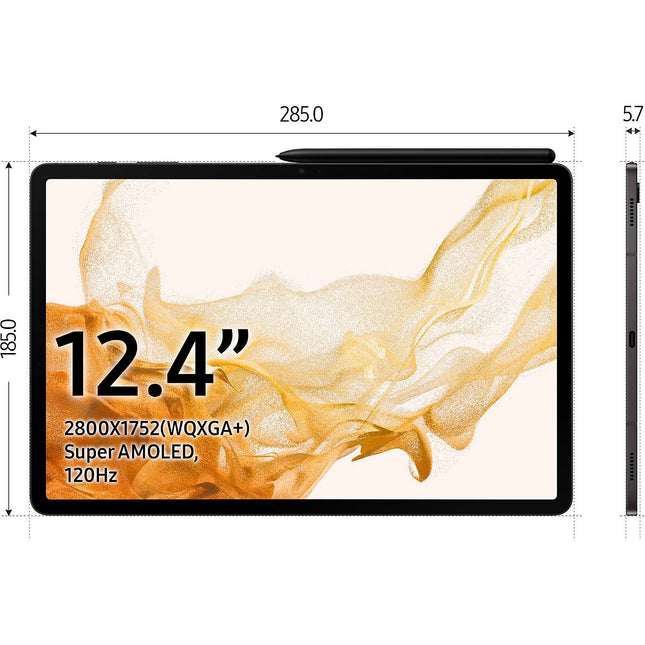 Tablette Android SAMSUNG Galaxy Tab S8+ 12.4 5G 128Go Anthracite