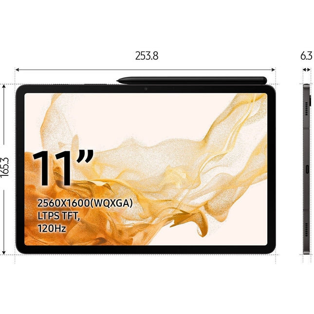 Tablette Android SAMSUNG Galaxy Tab S8+ 12.4 Wifi 128Go Anthracit