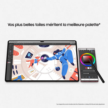 Tablette Android SAMSUNG Galaxy Tab S8+ 12.4 Wifi 128Go Anthracit