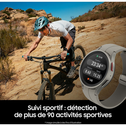 Montre connectée SAMSUNG Galaxy Watch5 Pro Noir 45mm 4G Reconditionné