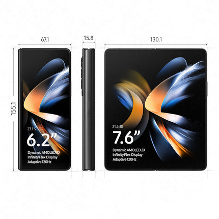 Smartphone SAMSUNG Galaxy Z Fold4 Noir 512 Go 5G Reconditionné
