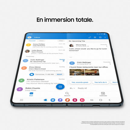 Smartphone SAMSUNG Galaxy Z Fold4 Noir 256 Go 5G Reconditionné