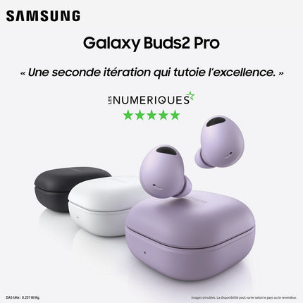 Ecouteurs SAMSUNG Galaxy Buds2 Pro Anthracite Reconditionné