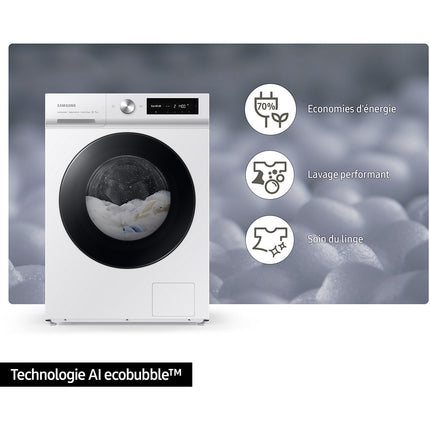 Lave linge hublot SAMSUNG WW11BB744DGW Bespoke AI Reconditionné