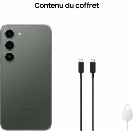 Smartphone SAMSUNG Galaxy S23 Vert 128Go 5G Reconditionné
