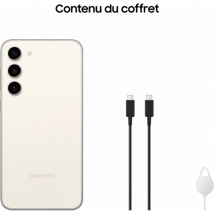 Smartphone SAMSUNG Galaxy S23+ Blanc 512Go 5G Reconditionné