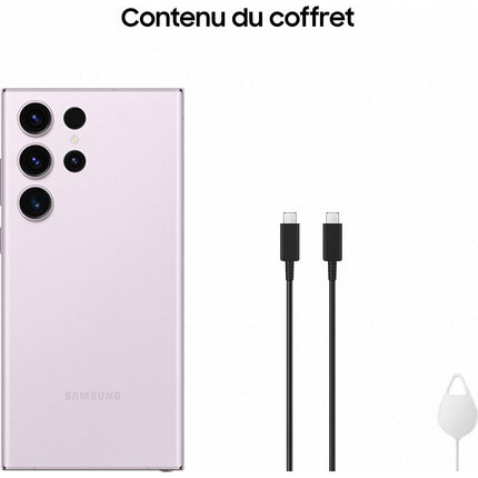 Smartphone SAMSUNG Galaxy S23 Ultra Lavande 256Go 5G Reconditionné